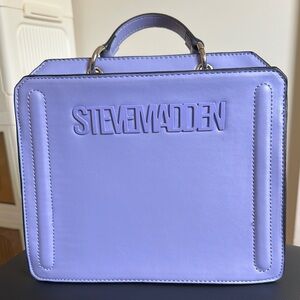 Steve Madden Purple Satchel Structured Design